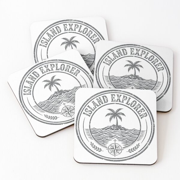 Item preview, Island Explorer - Vintage Tropical Badge designed and sold by Random❌Dude.