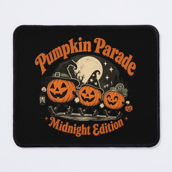 Item preview, Pumpkin Parade Midnight Edition Vintage Jack O Lanterns Halloween designed and sold by Neon Bones Studio.