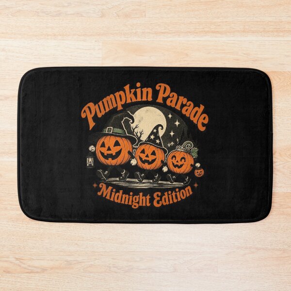 Item preview, Pumpkin Parade Midnight Edition Vintage Jack O Lanterns Halloween designed and sold by Neon Bones Studio.