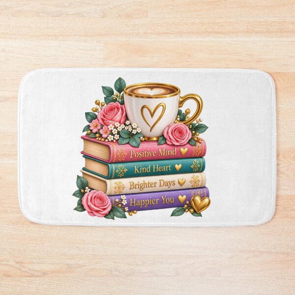 Item preview, Book reader with positive Mind kind heart Brighter days designed and sold by Afnan Store.
