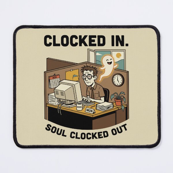 Item preview, clocked in soul clocked out designed and sold by Trippin-Tito's.