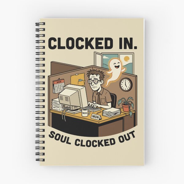 Item preview, clocked in soul clocked out designed and sold by Trippin-Tito's.
