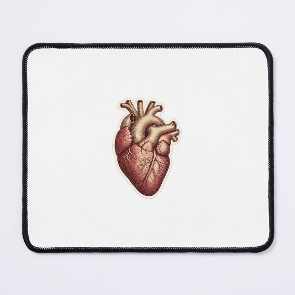 Item preview, Vintage Anatomical Heart - Medical Science Illustration designed and sold by LearnFunStore.