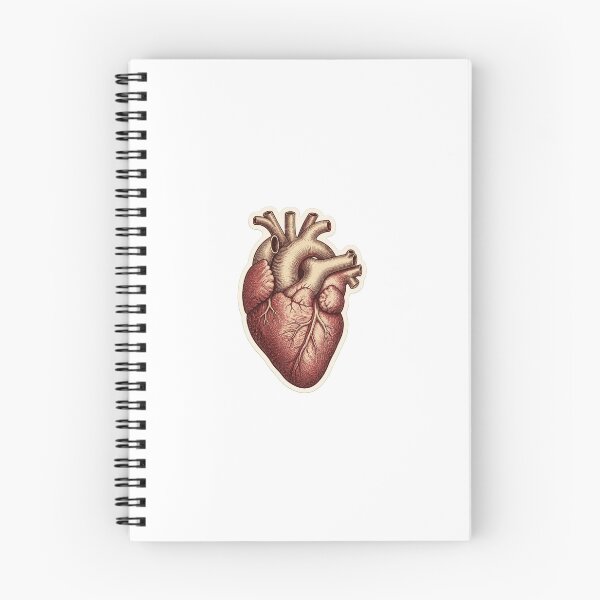 Item preview, Vintage Anatomical Heart - Medical Science Illustration designed and sold by LearnFunStore.