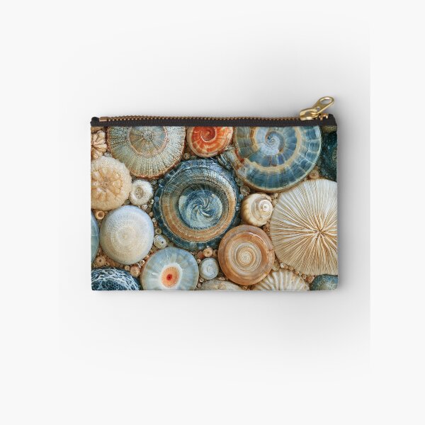 Item preview, Natural Shell & Coral Macro —  Fossil Reef designed and sold by Atlas-of-Worlds.