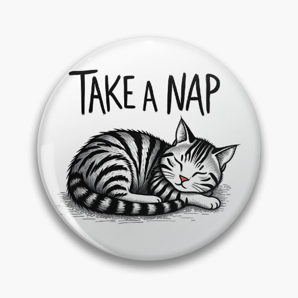 Item preview, Take a Nap Sleeping Tabby Cat     designed and sold by JUANshop0331.