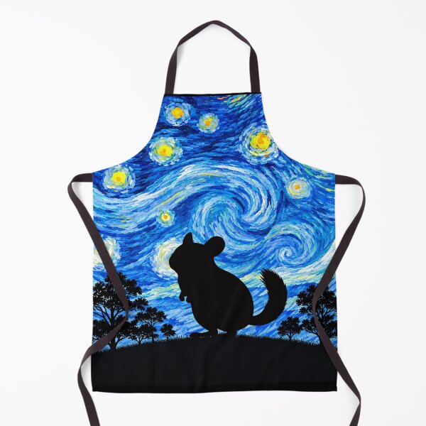 Item preview, Funny Chinchilla Starry Night Painting Moon Star Zoo Boys Girls designed and sold by FurryHavenPH.