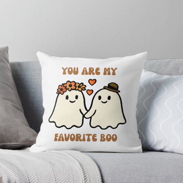 Item preview, You Are My Favorite Boo Cute Ghost Couple Halloween Sticker Art designed and sold by wildsilencee.