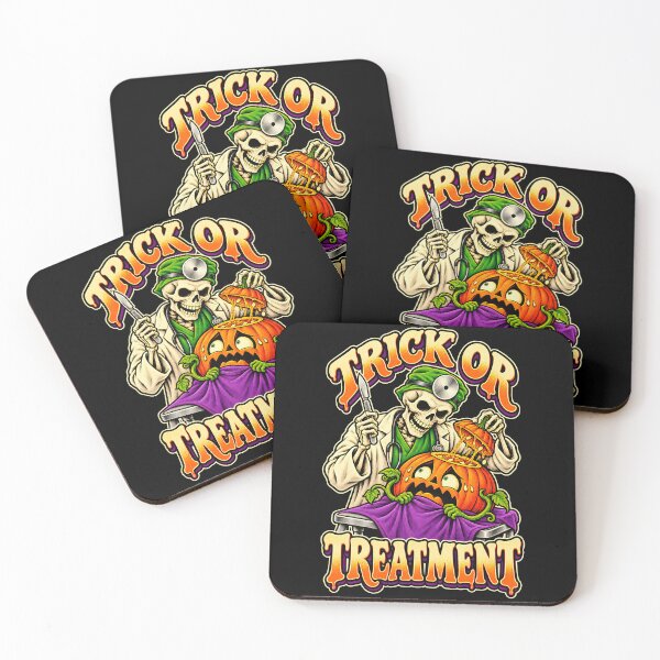 Item preview, Trick or Treatment Retro Halloween Surgeon designed and sold by SteadyRolling.