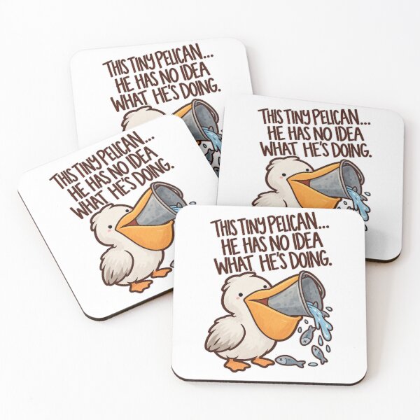Item preview, Pelicans and fish designed and sold by The  Knick Knack Nook.