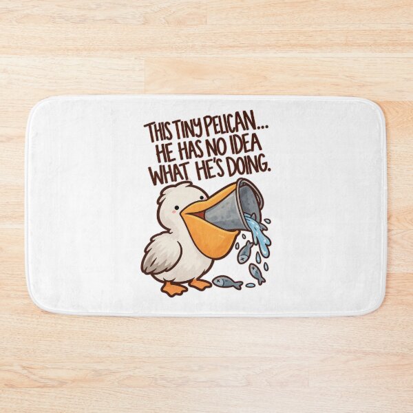 Item preview, Pelicans and fish designed and sold by The  Knick Knack Nook.