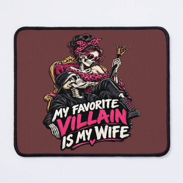 Item preview, My Favorite Villain is My Wife - Halloween Skeleton Marriage designed and sold by Endless7Art.
