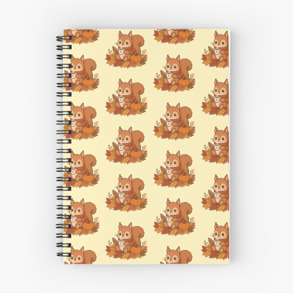 Item preview, Cozy Autumn Squirrel Coffee & Pumpkin Gift designed and sold by creativerooney.