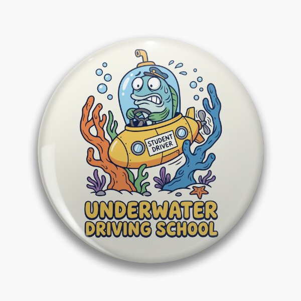 Item preview, underwater driving school designed and sold by Trippin-Tito's.
