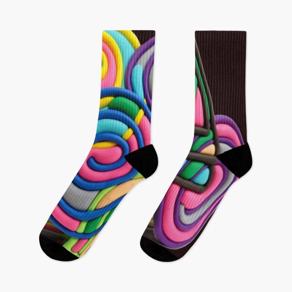 Item preview, spiral symphony C colorful geometric spiral abstract design designed and sold by SmashingDeals.