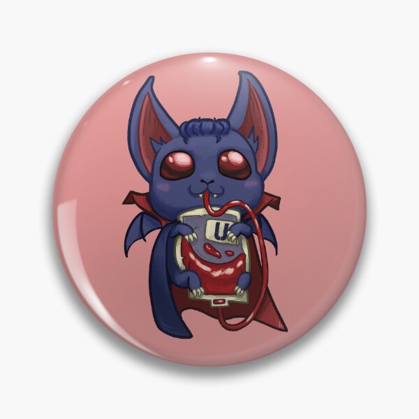 Item preview, Cute Vampire Bat Drinking Juice Halloween designed and sold by Honey-сake.
