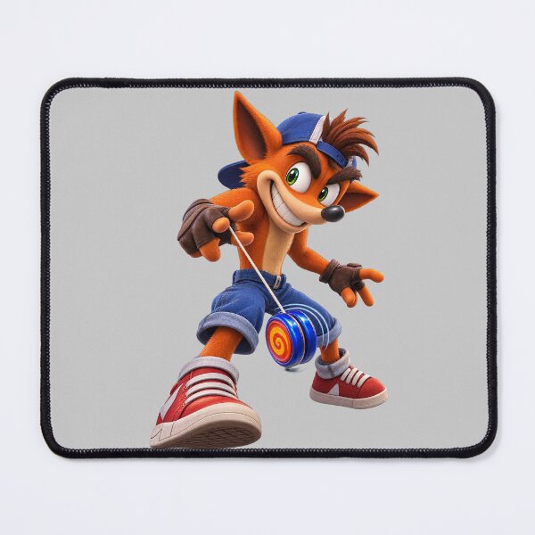 Item preview, Retro Bandicoot Yo-Yo Sticker – 90s Cartoon Gamer Character Art designed and sold by Felixuss.