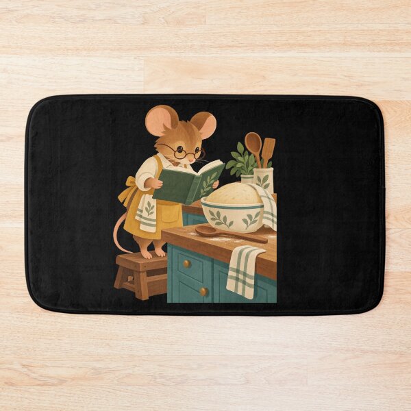 Item preview, Cozy Mouse Reading a Recipe in the Kitchen designed and sold by AMICO77.