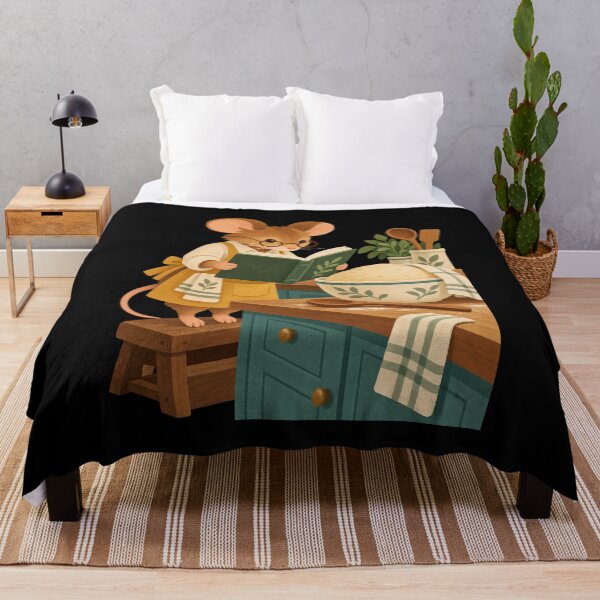Item preview, Cozy Mouse Reading a Recipe in the Kitchen designed and sold by AMICO77.