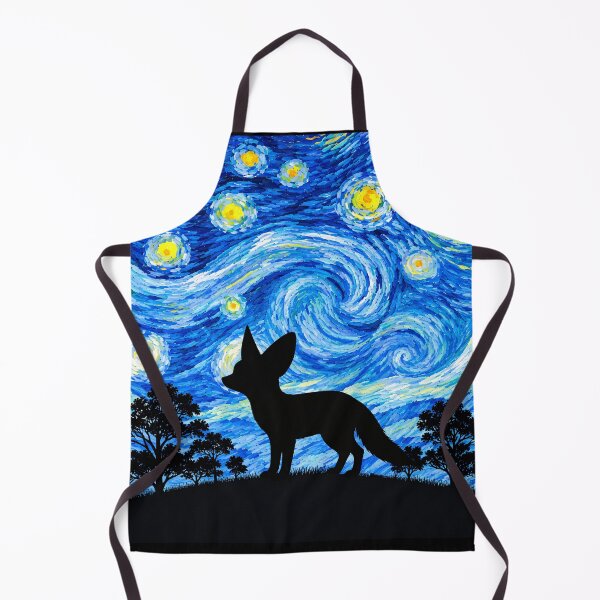 Item preview, Funny Fennec Fox Starry Night Painting Moon Star Zoo Boys Girls designed and sold by FurryHavenPH.