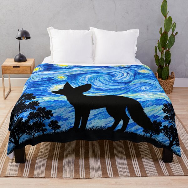 Item preview, Funny Fennec Fox Starry Night Painting Moon Star Zoo Boys Girls designed and sold by FurryHavenPH.