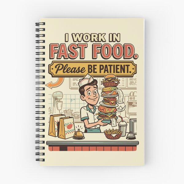 Item preview, i work in fast food please be patient designed and sold by Trippin-Tito's.