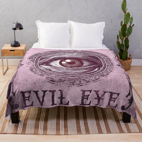 Item preview, Gothic Evil Eye Illustration Dark Rune Art Pink designed and sold by Ghoul Enterprises.