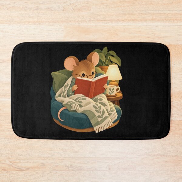 Item preview, Cozy Mouse Reading Under a Soft Blanket designed and sold by AMICO77.