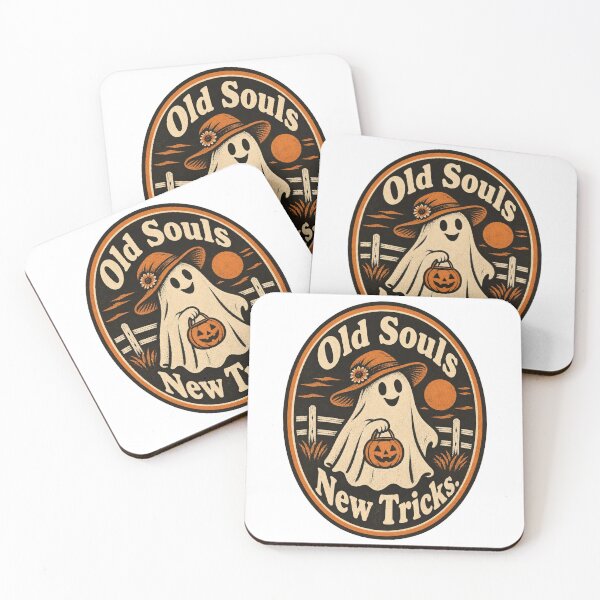 Item preview, Old Souls New Tricks Vintage Cottagecore Ghost Halloween  designed and sold by Neon Bones Studio.