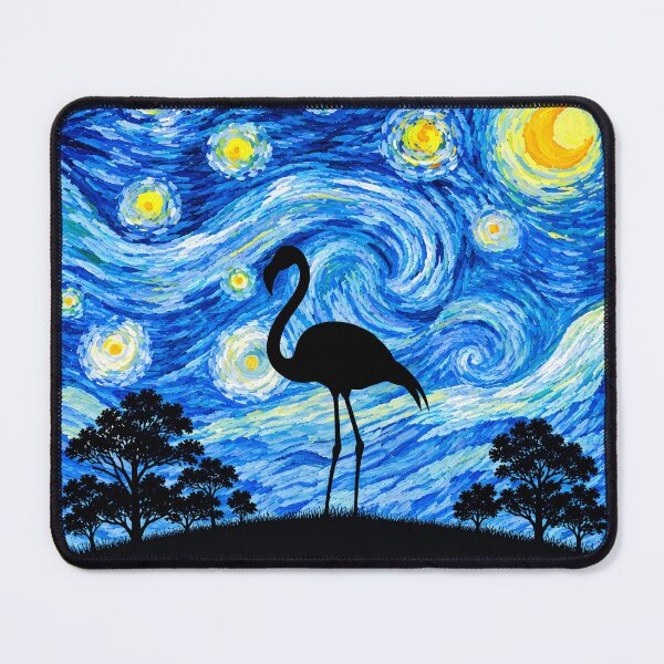 Item preview, Funny Flamingo Starry Night Painting Moon Star Zoo Boys Girls designed and sold by FurryHavenPH.
