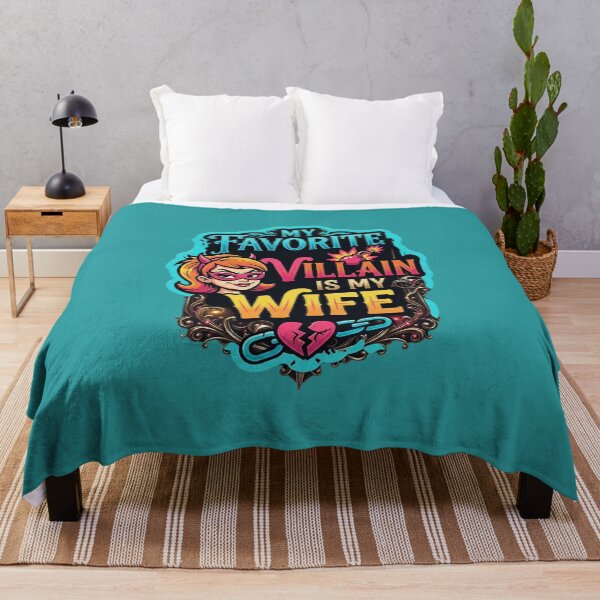 Item preview, My Favorite Villain Is My Wife – Sarcastic Wife Humor designed and sold by Endless7Art.