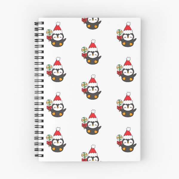 Item preview, Cute Christmas Penguin Holding Lollipop Sticker designed and sold by lailakhalaf.