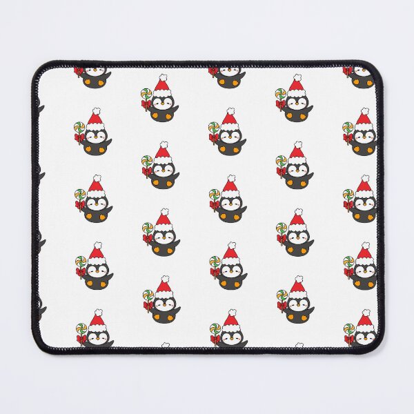 Item preview, Cute Christmas Penguin Holding Lollipop Sticker designed and sold by lailakhalaf.