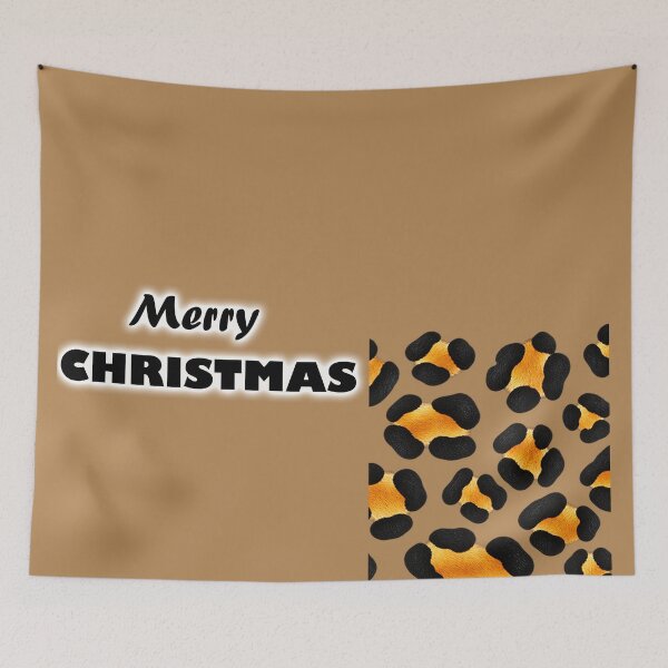 Item preview, Bold Merry Christmas Leopard Graphic designed and sold by annenambiro.