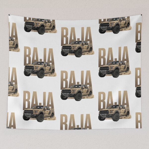 Item preview, Ford Raptor Baja 1000 Off-Road Truck Desert Racing 4x4 Pickup Art designed and sold by Motorline44.