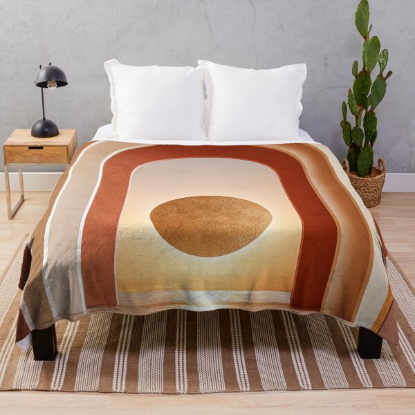 Item preview,  Terracotta Sunset Arches and Golden Sun Minimalist Print designed and sold by MargaretWiktor.