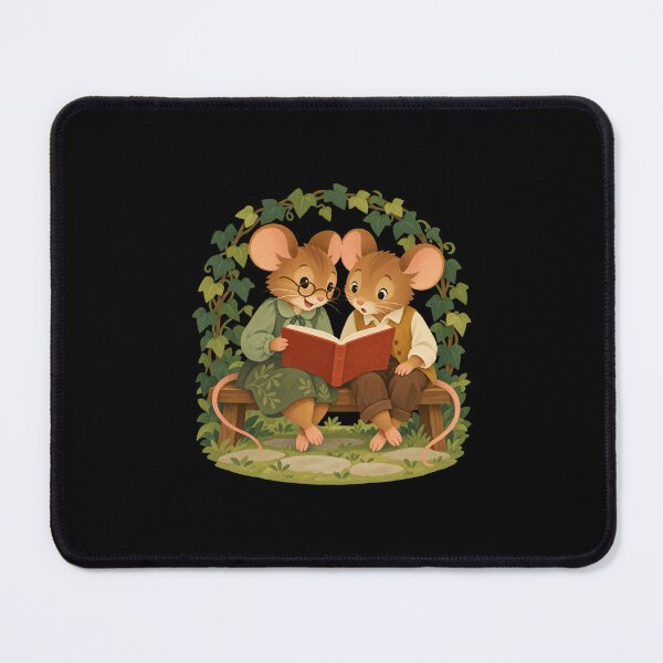 Item preview, Cozy Mice Sharing a Book in the Garden designed and sold by AMICO77.