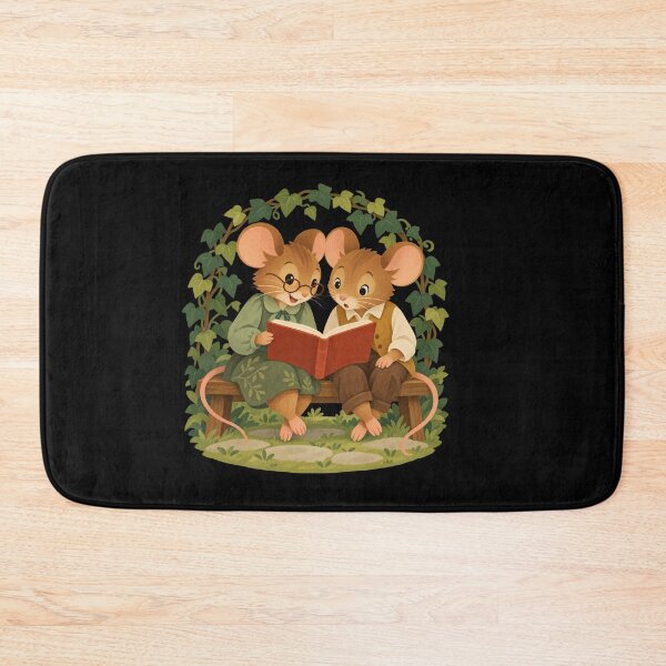 Item preview, Cozy Mice Sharing a Book in the Garden designed and sold by AMICO77.