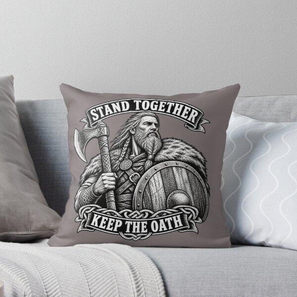 Item preview, Stand Together Keep the Oath - Viking Warrior designed and sold by AcruxUltra.
