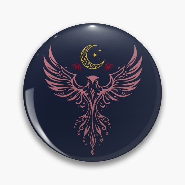 Item preview, Golden Moon Phoenix designed and sold by GatrilStudio.