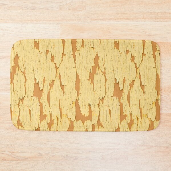 Item preview, Vintage Pastel Yellow Peeling Paint on Wood designed and sold by Piotrek0001.