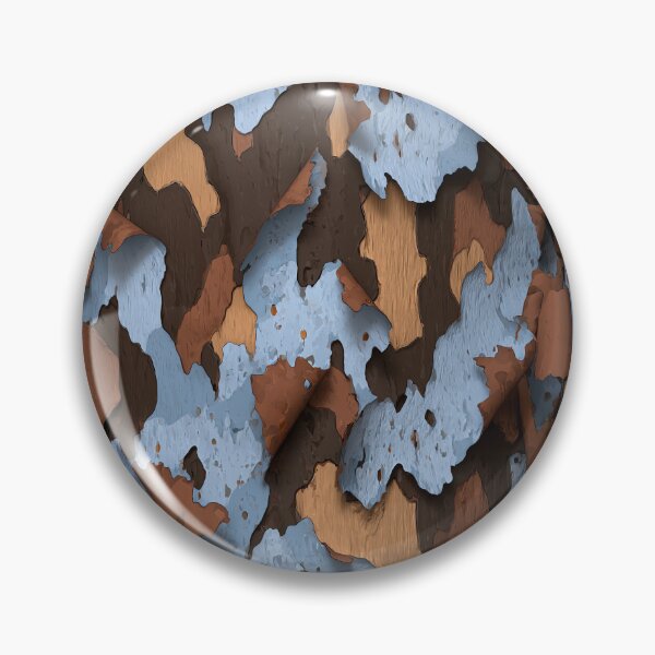 Item preview, Chipped Blue and Brown Weathered Paint Art designed and sold by Piotrek0001.