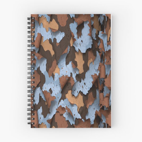 Item preview, Chipped Blue and Brown Weathered Paint Art designed and sold by Piotrek0001.