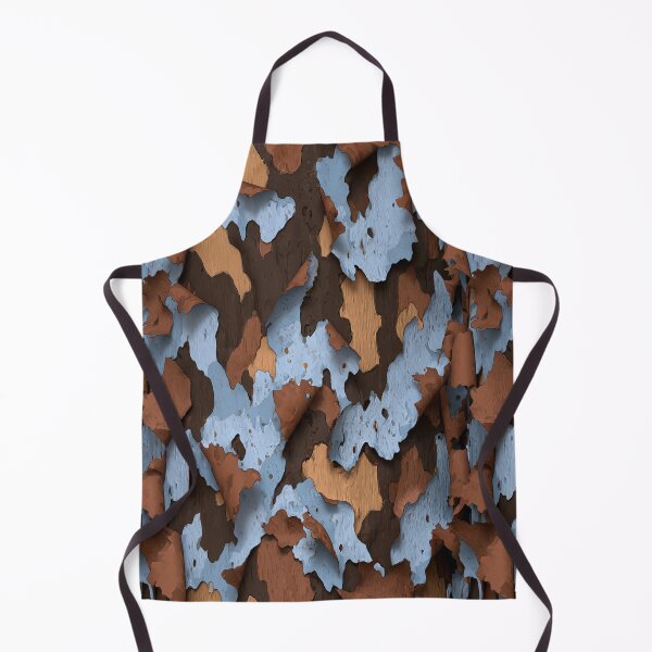 Item preview, Chipped Blue and Brown Weathered Paint Art designed and sold by Piotrek0001.