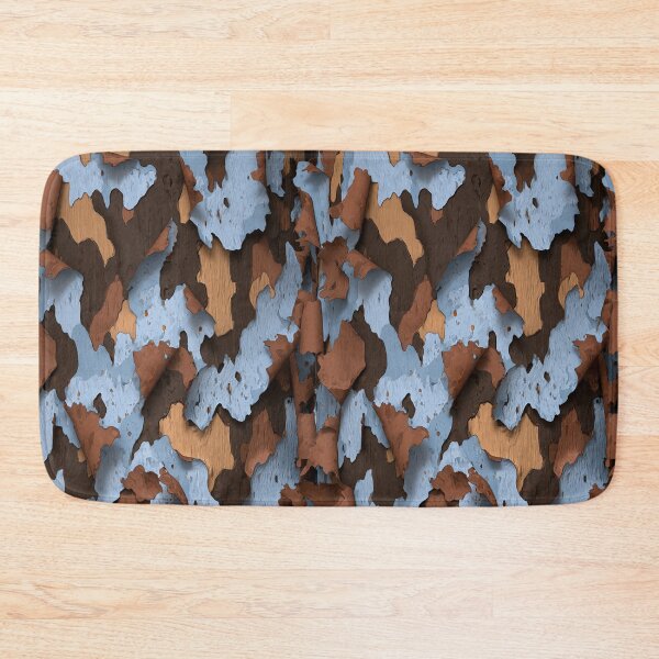 Item preview, Chipped Blue and Brown Weathered Paint Art designed and sold by Piotrek0001.