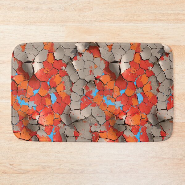 Item preview, Cracked Red and Grey Flaking Paint Surface designed and sold by Piotrek0001.