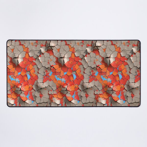 Item preview, Cracked Red and Grey Flaking Paint Surface designed and sold by Piotrek0001.