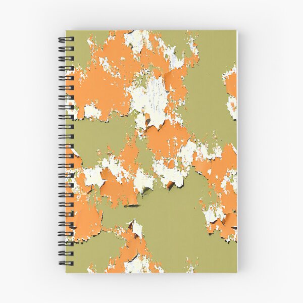 Item preview, Aged Olive and Orange Peeling Paint Plaster designed and sold by Piotrek0001.