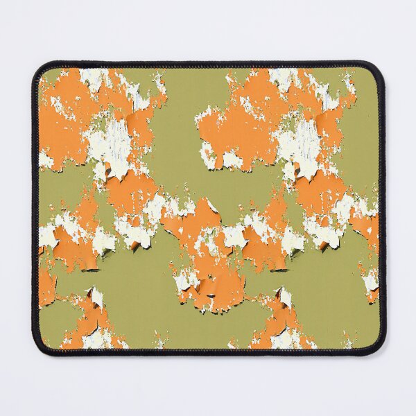 Item preview, Aged Olive and Orange Peeling Paint Plaster designed and sold by Piotrek0001.