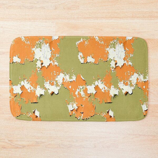 Item preview, Aged Olive and Orange Peeling Paint Plaster designed and sold by Piotrek0001.